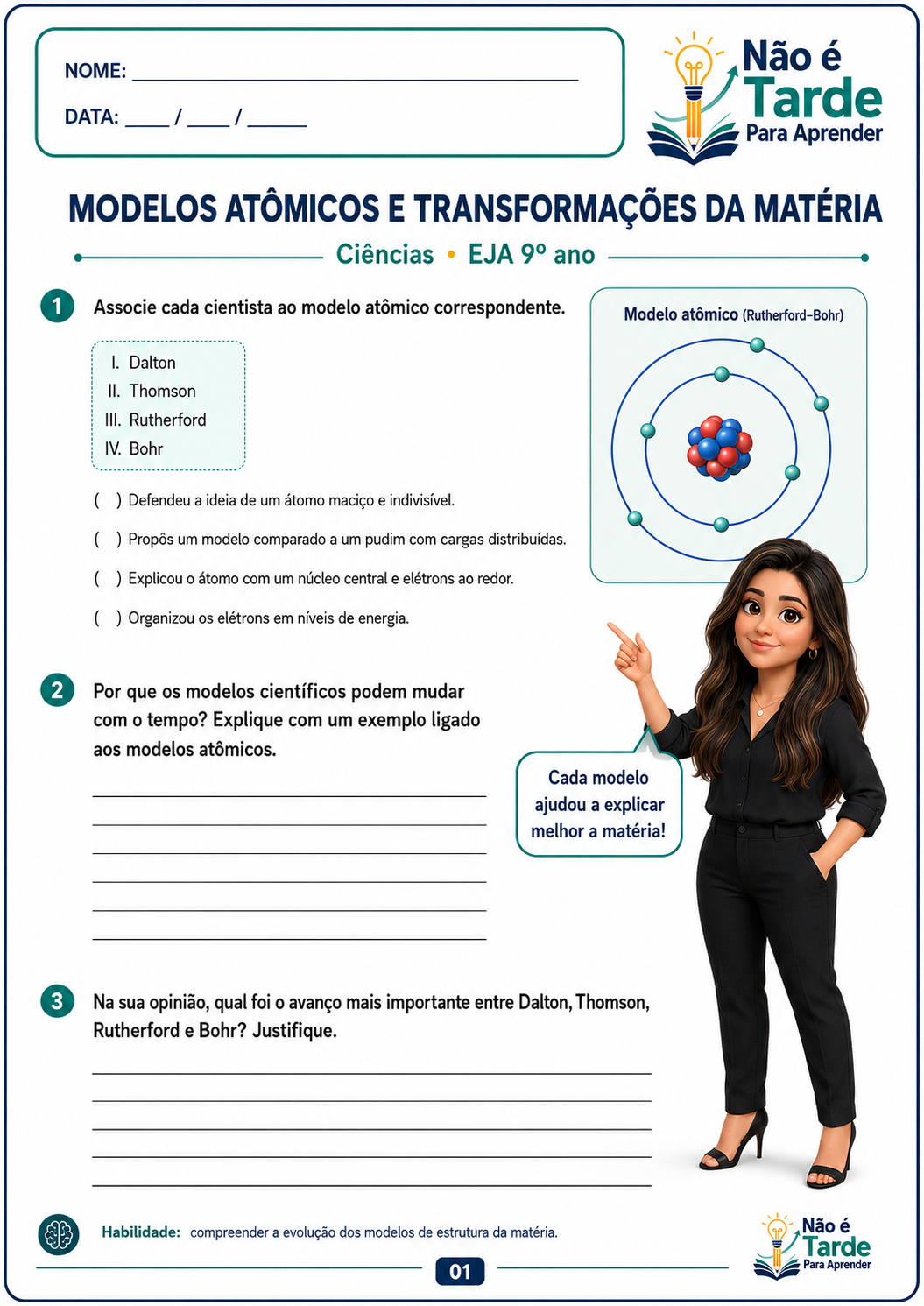 Folha de atividade EJA 2